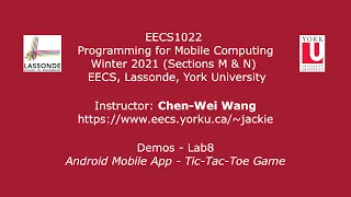 EECS1022 W21 - Demos