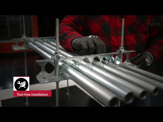 nVent CADDY CCT Conduit Clip Installation