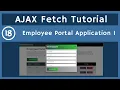 18 Employee Portal Application 1 with Fetch API AJAX Tutorial UiBrains NAVEEN SAGGAM