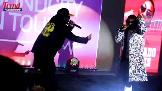 reekado banks and skii bii live performance at soundcity tour yabatech edition