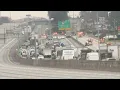 Massive fire shuts down both sides of I-85