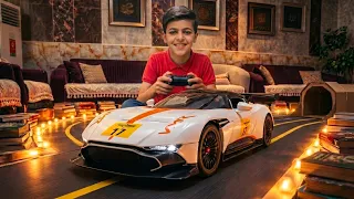 يوسف وحلبة سباق السيارات !!