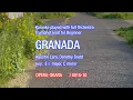 Download Lagu Granada Karaoke Pavarotti Style played with full Orchestra and Trumpet lead for beginner
