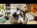 Setting up my Academic Planner 2026 flick-through