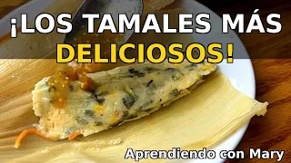 Tamales vegetarianos (Receta Fácil)
