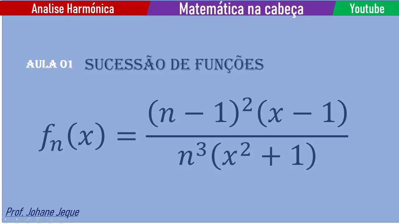 Convergência pontual ou uniforme de uma sucessão de funções.