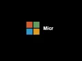 Microsoft Logo using Python Manim Cast