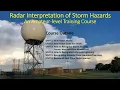 About the Radar Interpretation of Storm Hazards Course