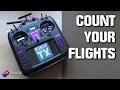 Automatically keep track of the number of flights with this EdgeTX widget