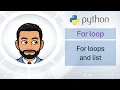 How to use a for loop to loop through a list in python MyComputerScienceTeacher - Lesson 13 python