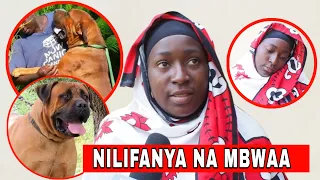 nilifanya mapenzi na mbwaa kumbe mbwaa wanajua kufanya mapenzi kuliko mtu nilisikia raha utamu