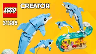 LEGO Creator Sea Animals: Beautiful Dolphins (31385)[542 pcs] Step-by-Step Building Instructions