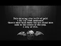 Avenged Sevenfold - Beast And The Harlot [Lyrics on screen] [Full HD]