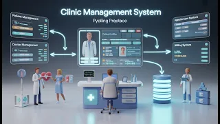 Clinic Management System Using Python Full Project Tutorial Healthcare Management Application