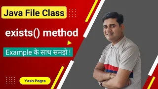 exists method in java How do you check if a file exists or not in Java
