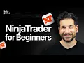 NinjaTrader Tutorial for Beginners Charts DOM Indicators Stop Loss Trade Setup