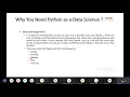 Day 3 25 Nov 2020 Session 1 Python with Datascience
