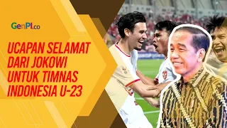 Jokowi Ucapkan Selamat untuk Timnas Indonesia U-23: Ini Sangat Bersejarah