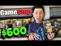 We are INSANE We Spent 600 on GameStop Gold Power Packs