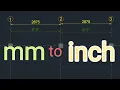 How to convert mm to inches in AutoCAD Building Drawing AutoCAD Civil
