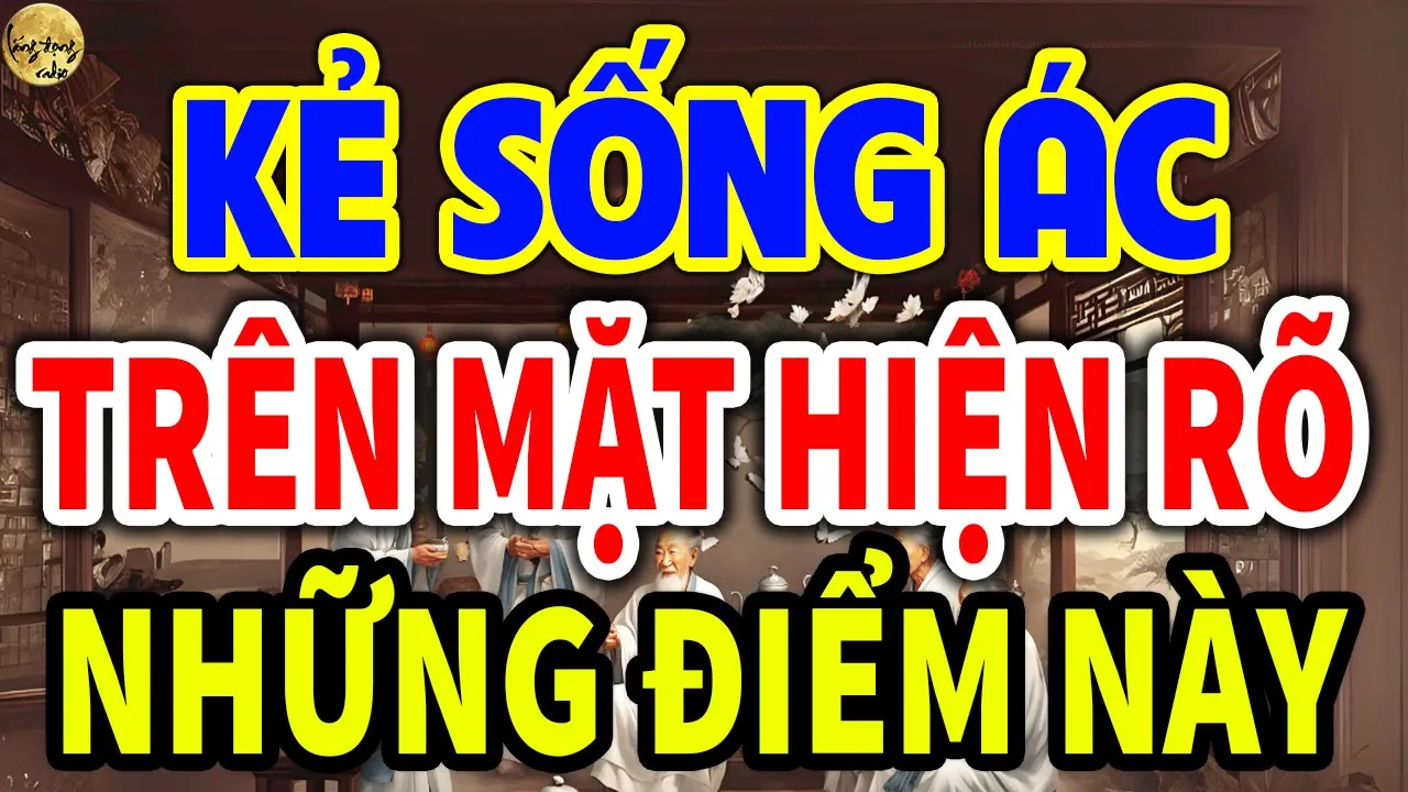 Outline Video Cổ Nhân Nói: KẺ SỐNG ÁC TÂM ĐỊA NHAM HIỂM Trên Mặt HIỆN RÕ ĐIỂM NÀY, SỐNG KHÔN Hãy Tránh Xa| LĐR