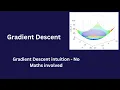 4 Gradient Descent Machine learning part1 intuition
