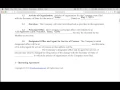 Write a Free Single Member LLC Operating Agreement PDF Word