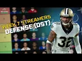 The BEST Fantasy Football Week 7 Defense Streamers DST