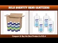 Top 10 Best Bulk Quantity Hand Sanitizers to Buy on Amazon USA Price Review