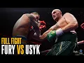 Tyson Fury vs Oleksandr Usyk FULL FIGHT Undisputed Heavyweight Champion Crowned