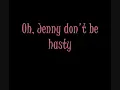 Paolo Nutini - Jenny don't be Hasty lyrics
