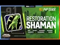 RESTORATION SHAMAN 9 1 PvP Guide Best Race Talents Covenants Soulbinds Conduits Gear Macros