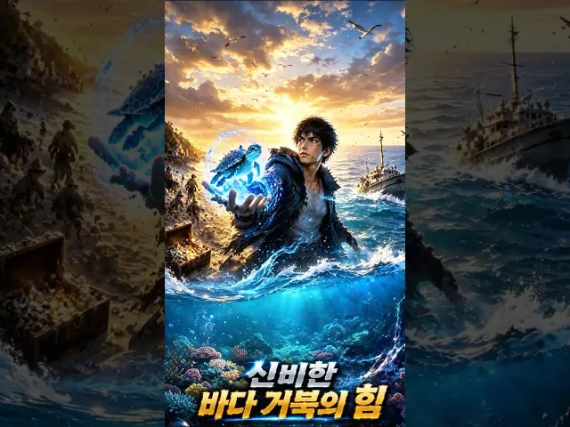 SHORTS 신비한 바다 거북, 숨겨진 고대의 힘으로 최강자로 각성하다