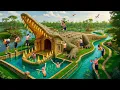 Download Lagu 200 Days Building an Underground Crocodile Pool with a Magical Slide System Using Primitive Tools
