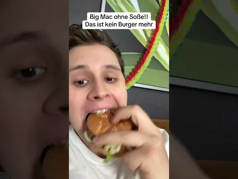 Big Mac ABER ohne Soße bestellen