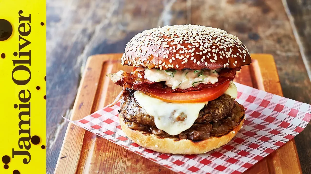 How to Cook a Classic AMERICAN CHEESE BURGER. 