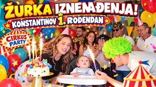 ZURKA IZNENADJENJA ZA KONSTANTINOV 1. RODJENDAN