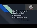 DC iOS Guide to Rich Developer Documentation