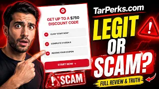 TarPerks com Review 2026 750 Target Discount Code Legit or Scam
