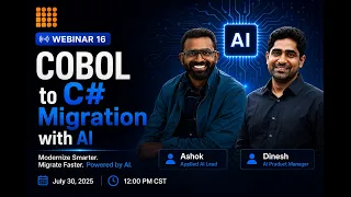 COBOL to C Migration with AI Real Experience Report TechGrit Talks Webinar