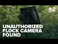 City removes unauthorized Flock license plate reader camera