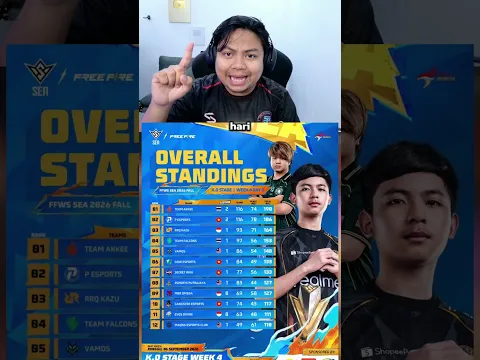 Join live kita dukung evos di hari terakhir ini! 🥲 #FreeFire #ffidesports #ffwsseafall2026