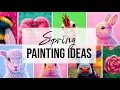 7 Cute Spring Painting Ideas Acrylic Beginner Friendly