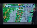 Severe storms likely Monday tornadoes possible