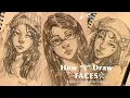 Lagu How “I” Draw Faces | 3 Different Angles