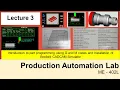 Introduction to part programming Using G M Codes