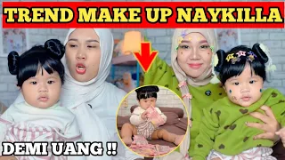 KUMPULAN VIDEO DANA KASIH TANTANGAN KE AYU BUAT MAKE UP TREND NAYKILLA DAPAT UANG KALAU BERHASIL‼️😳😱