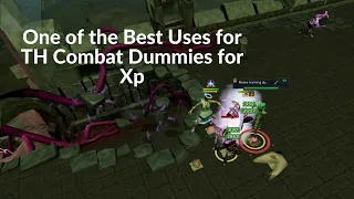 Runescape 3 - One of the Best Uses For TH Combat Dummies for Xp