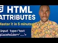 HTML INPUT Tags Explained - Beginners Guide 2025