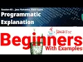 Java Tutorial for Beginners 2022 Session 02 - Programmatic Java Variables and Data types
